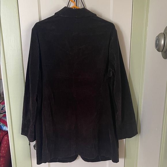 J Jill Dark Brown Corduroy Blazer - Picture 2 of 5